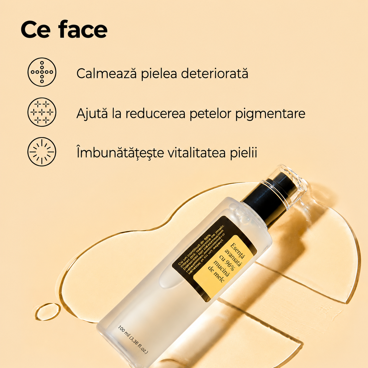 Ser facial  pentru repararea și regenerarea pielii